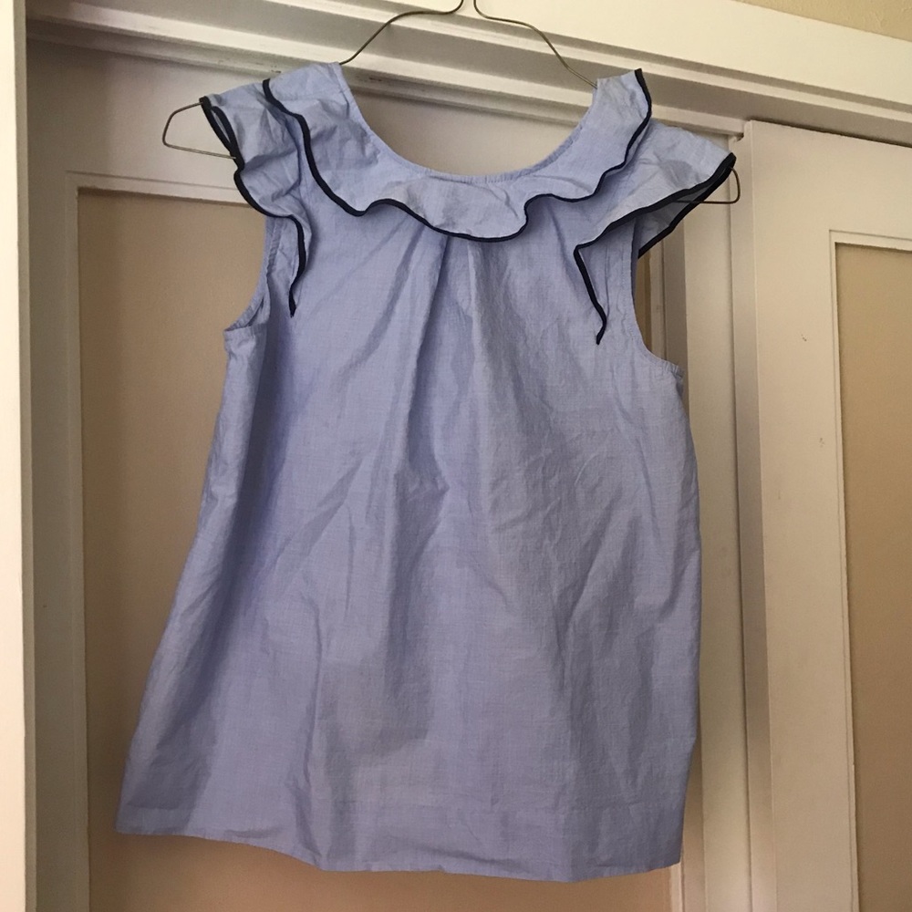 J. Crew chambray blouse. Worn once.